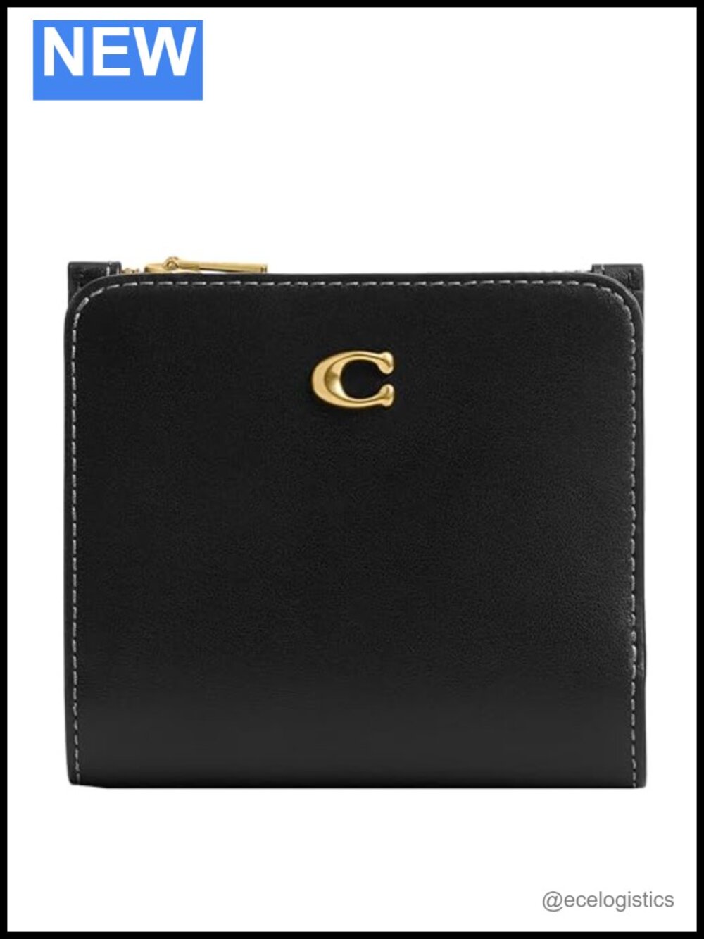 Refined Calf Leather Slim Billfold Wallet with Six Card Slots